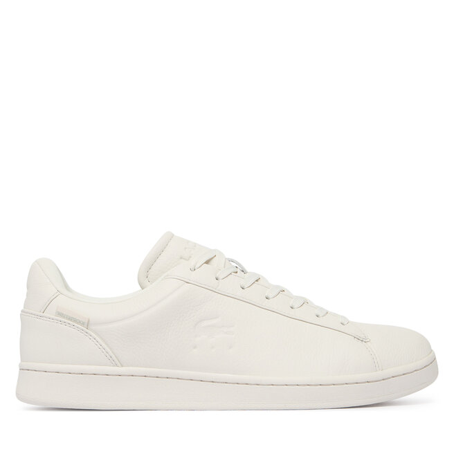 Sneakersy Lacoste Carnaby Shield 52SMA0053 Kremowy - męskie