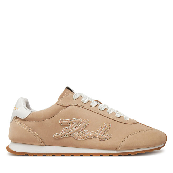 Sneakersy KARL LAGERFELD Venus KL65912 Beżowy - kobiece