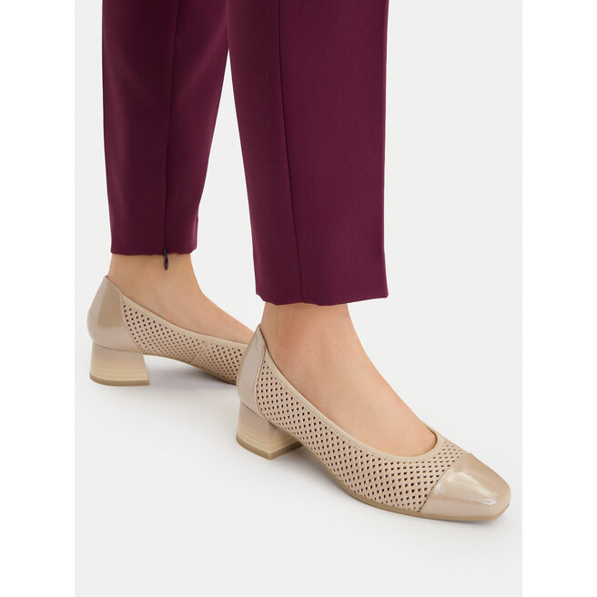 Czółenka Caprice 9-22304-46 Beżowy - kobiece