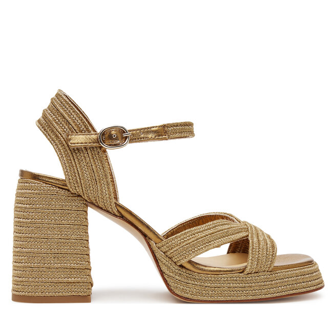 Espadryle Castañer Valle/142 023116 Złoty - kobiece