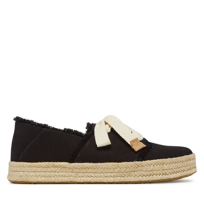 Espadryle Toms Carolina 10021856 Czarny - kobiece