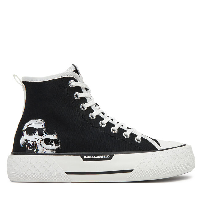 Trampki KARL LAGERFELD KL60654T Czarny - kobiece