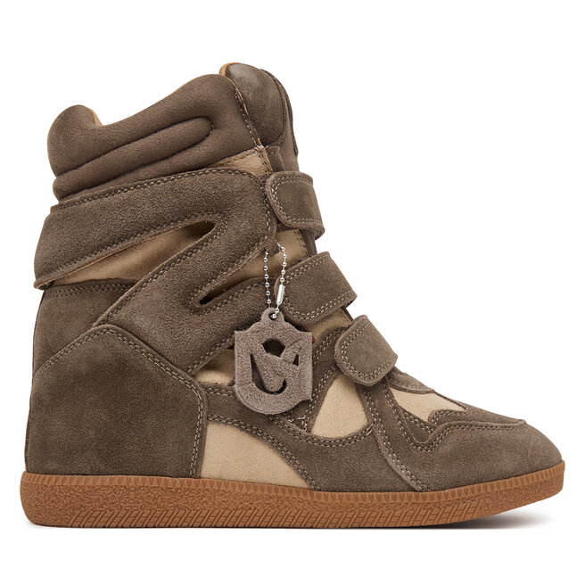 Sneakersy Steve Madden Mavis 11005696 Brązowy - kobiece
