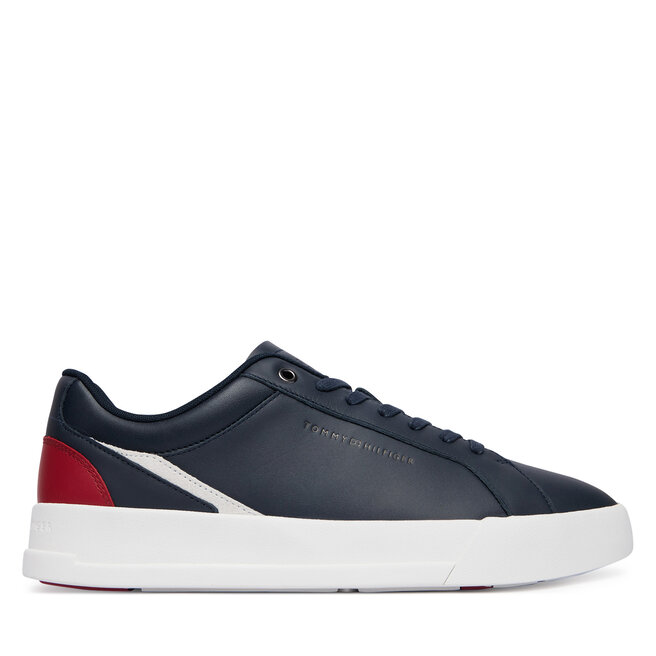 Sneakersy Tommy Hilfiger Th Court Premium FM0FM05879 Granatowy - męskie