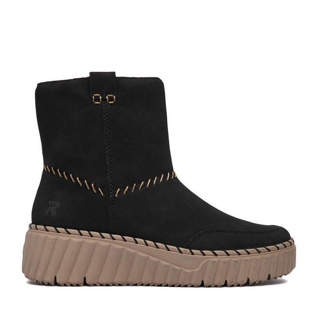 Botki Rieker CEO-N2870-00 Czarny - kobiece