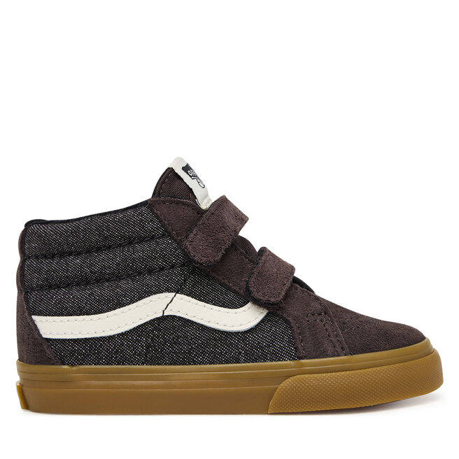Sneakersy Vans SK8-Mid Reissue V VN000CQ0BLK1 Czarny - chłopięce