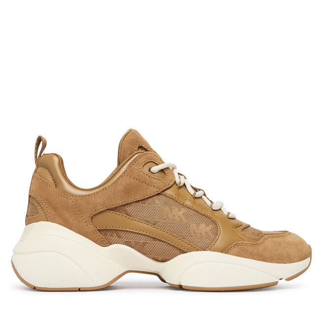 Sneakersy MICHAEL Michael Kors 43F6BWFS2Y Beżowy - kobiece