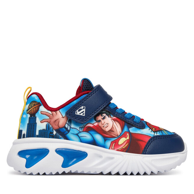 Sneakersy Geox J Assister Boy J65DZA 02ABC C0693 M Niebieski - chłopięce
