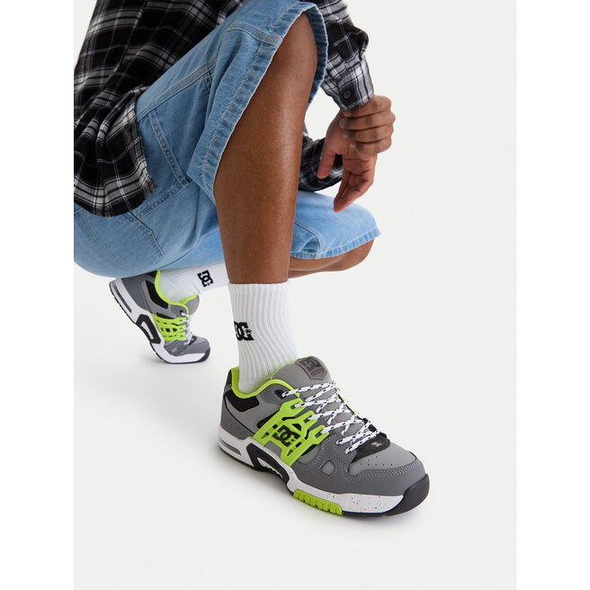 Sneakersy DC Shoes EO-AT-2 DC02906025 Szary - męskie
