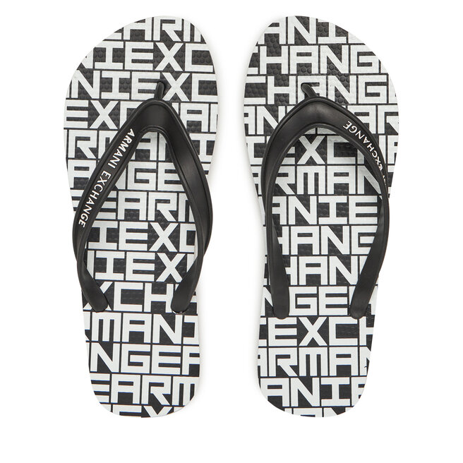 Japonki Armani Exchange XUQ002 XV676 N814 Czarny -