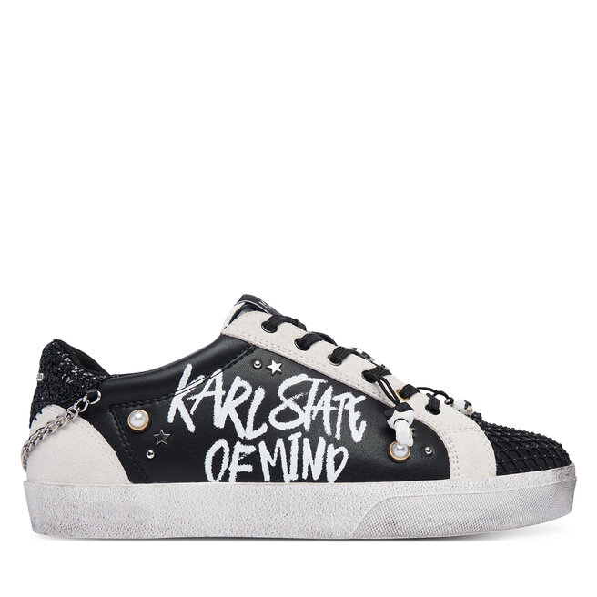 Sneakersy KARL LAGERFELD KL60116S Czarny - kobiece
