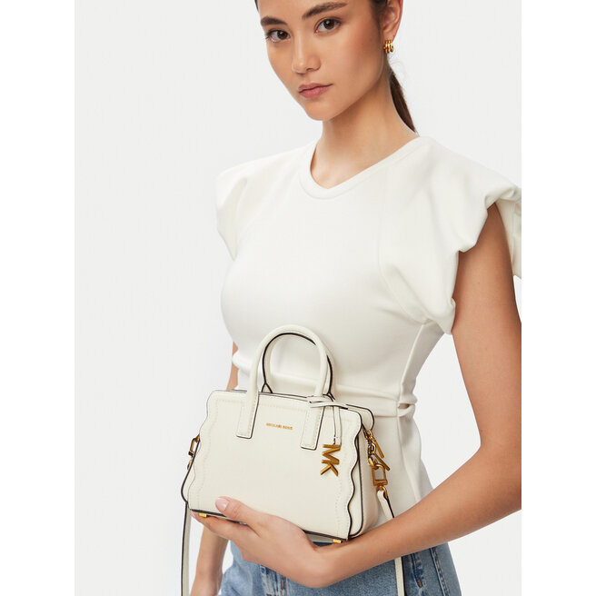 Torebka MICHAEL Michael Kors 32T6A9IC0L Kremowy -