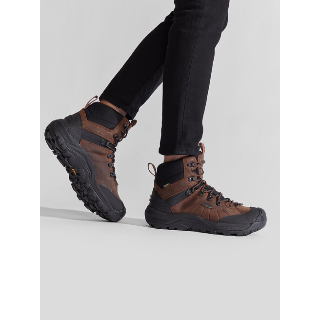 Trekkingi Keen Revel IV Mid Polar 1024136 Brązowy - męskie