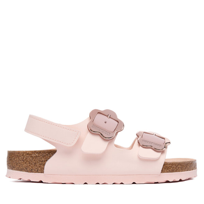 Sandały Birkenstock Milano Flower Buckle 1031654 D Różowy jasny - dziewczęce