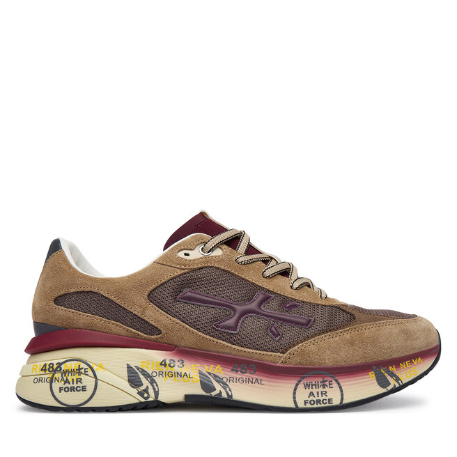 Sneakersy Premiata Moerun Var 8538 Brązowy - męskie