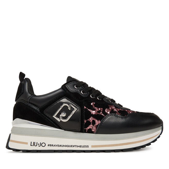 Sneakersy Liu Jo Maxi Wonder 01 BF5009 PX682 Czarny - kobiece