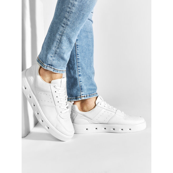 Sneakersy ECCO Street 720 M GORE-TEX 52081401007 Biały - męskie