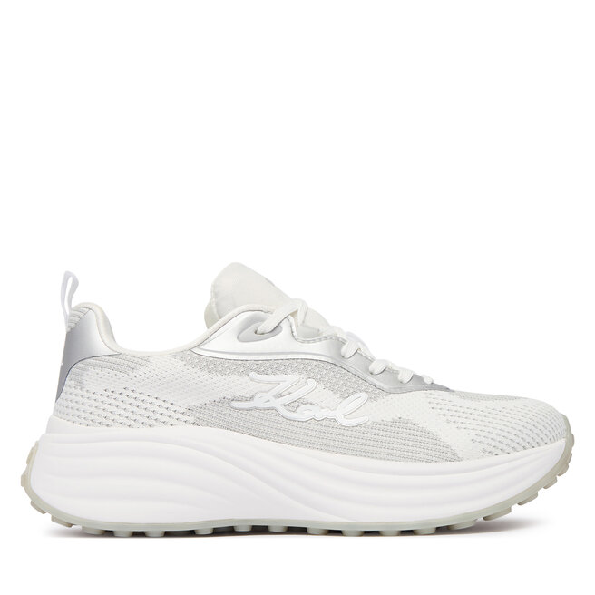 Sneakersy KARL LAGERFELD Krista KL64126 Biały - kobiece