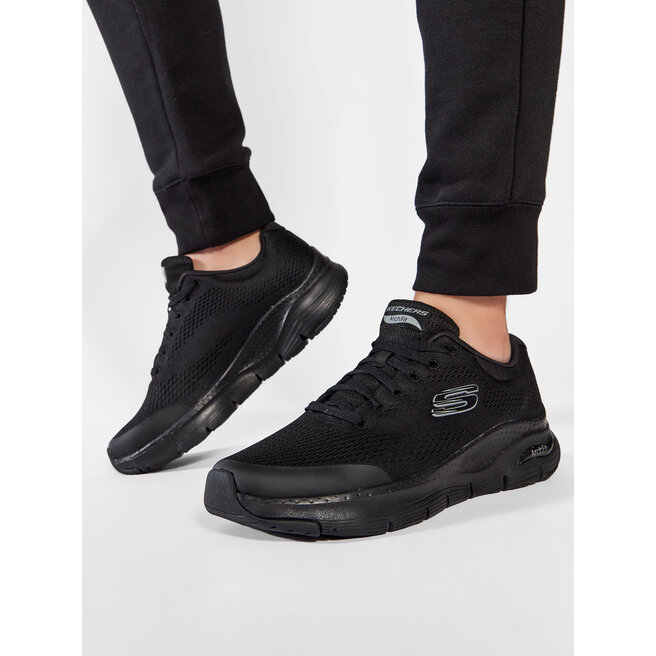Sneakersy Skechers Arch Fit 232040/BBK Czarny - męskie