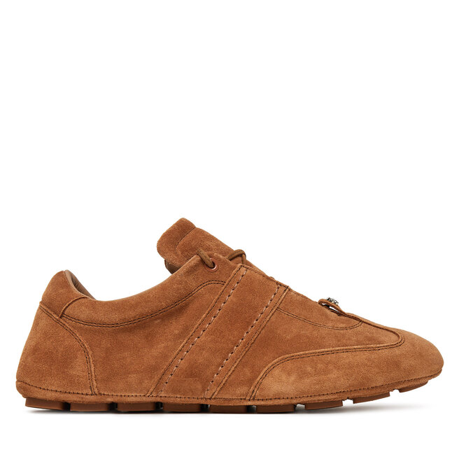 Sneakersy BOSS Roxanne 50547962 Brązowy - kobiece