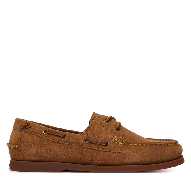 Mokasyny Polo Ralph Lauren Merton Boat Cs Bts 803P07645001 Brązowy -