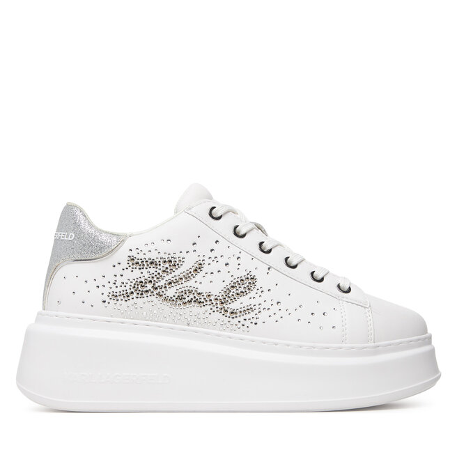 Sneakersy KARL LAGERFELD Anakapri KL63516S Biały - kobiece