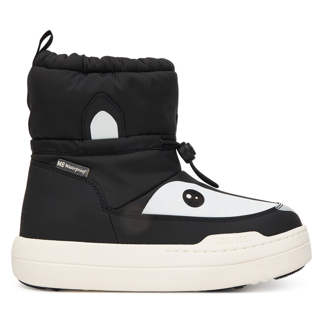 Śniegowce Moon Boot Mb Jr Park Tube Mid Animal Wp 80D3440100 D Czarny - dziewczęce