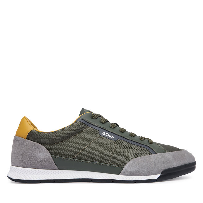 Sneakersy BOSS Nitan 50568486 Zielony - męskie