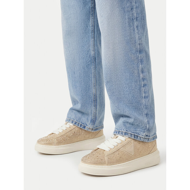 Sneakersy Guess EO-25KC1006 Beżowy - dziewczęce