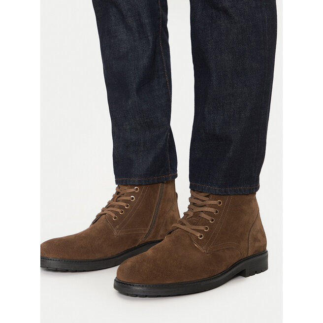 Trzewiki Pepe Jeans PMS50247 Brązowy - męskie