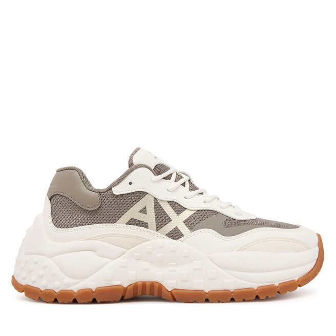Sneakersy Armani Exchange XW001626 AF19530 MZ281 Khaki - kobiece