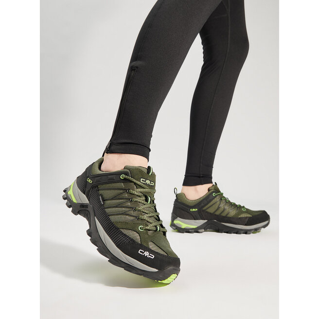 Trekkingi CMP Rigel Low Trekking Wp 3Q54457 Khaki - męskie