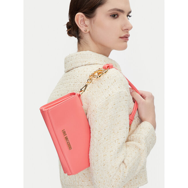 Torebka LOVE MOSCHINO JC4051PP1MLF0464 Koralowy -