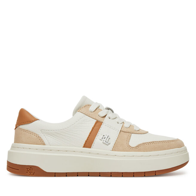 Sneakersy LAUREN RALPH LAUREN 802967037001 Biały - kobiece