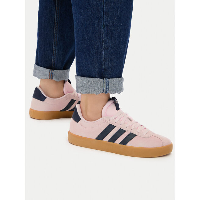 Sneakersy adidas Vl Court 3.0 JP7629 Różowy - kobiece
