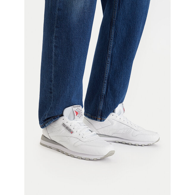 Sneakersy Reebok EO-CLASSIC LEATHER 100008789 Biały - męskie