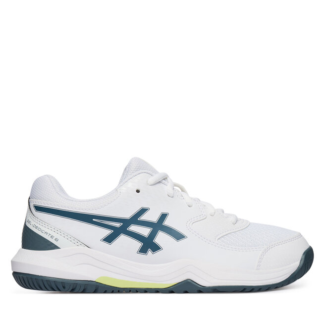 Buty do tenisa Asics Gel-Dedicate 8 Gs 1044A077 Biały - dziecięce