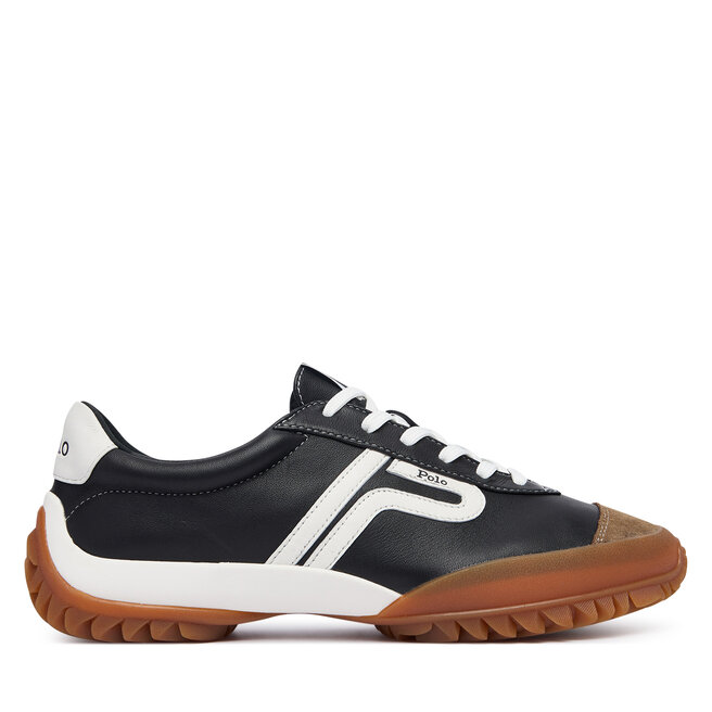 Sneakersy Polo Ralph Lauren Tread Low 804P24300002 Czarny - kobiece