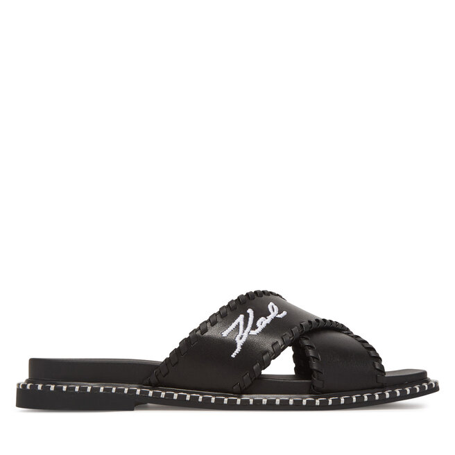 Klapki KARL LAGERFELD Kleo KL81372 Czarny -