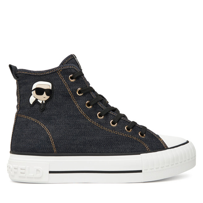 Trampki KARL LAGERFELD KL60444D Granatowy - kobiece