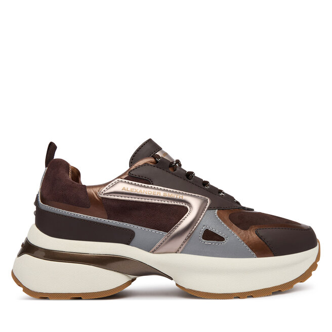 Sneakersy Alexander Smith Shard 1245 Brązowy - kobiece