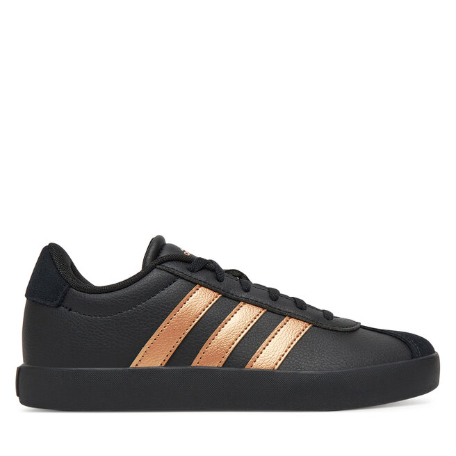 Sneakersy adidas Vl Court 3.0 K JQ1596 Czarny - kobiece
