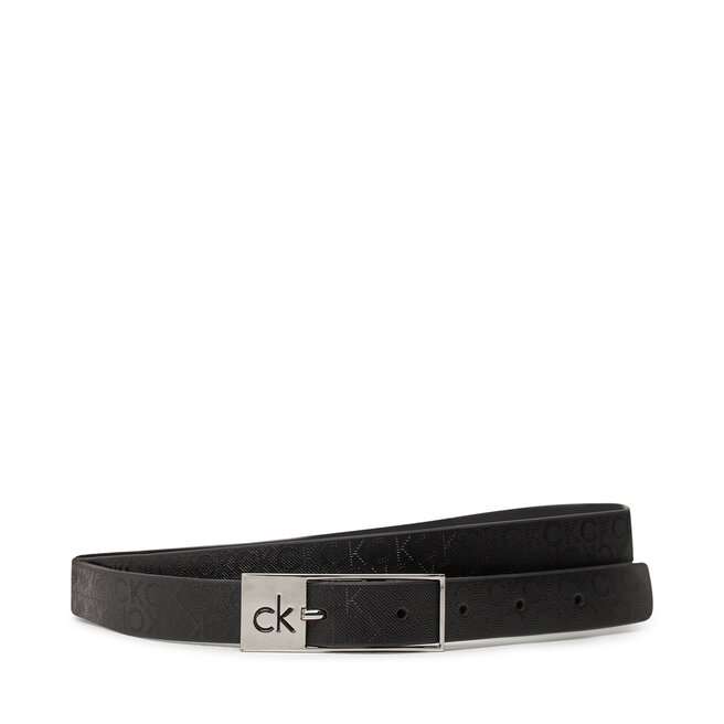 Pasek Damski Calvin Klein Ck Cut Square Buckle 2.0_Mono K60K613243 Czarny -
