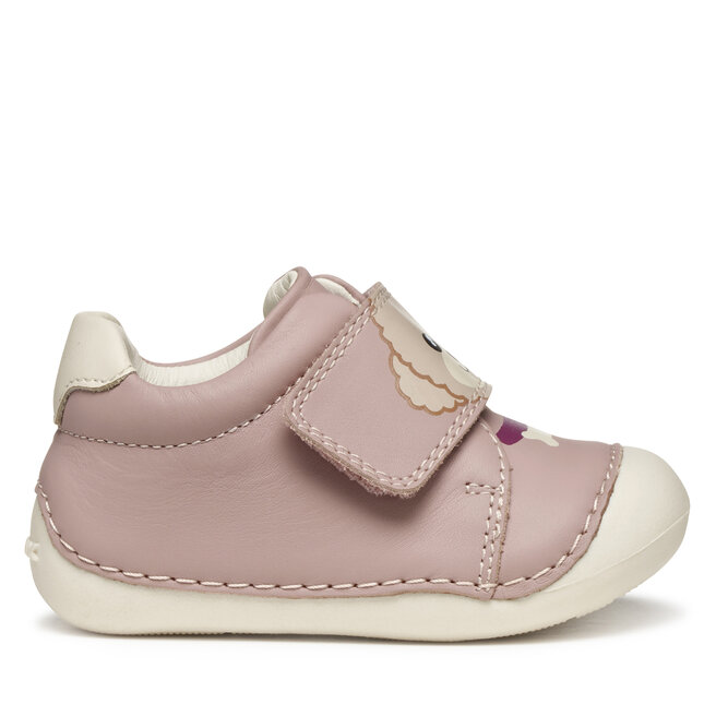 Sneakersy Geox B Tutim B3540B 00085 C8011 Różowy - dziewczęce