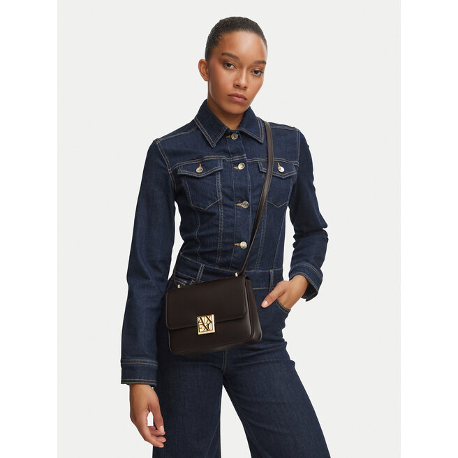 Torebka Armani Exchange XW002169 AF19895 U6032 Brązowy ciemny -