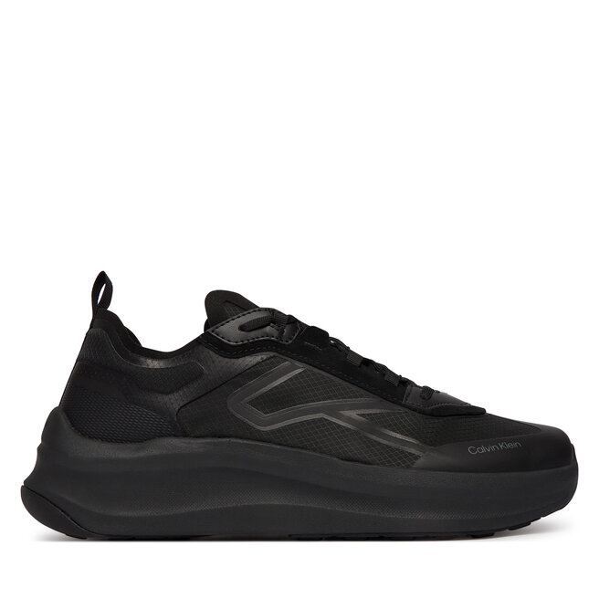 Sneakersy Calvin Klein Chunky Run Laceup Stripe Ny HM0HM02160 Czarny - męskie