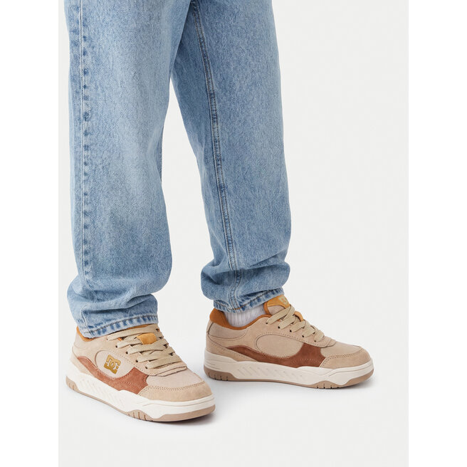 Sneakersy DC Shoes CEOWB-CP40-23383H2 Beżowy ciemny - chłopięce