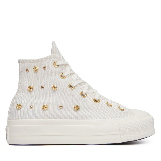 Trampki Converse Chuck Taylor All Star Heathered Glam A16892C Kremowy - kobiece