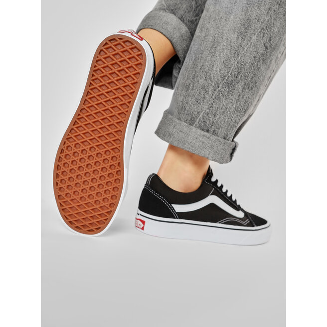 Tenisówki Vans Old Skool VN000D3HY28 Czarny - kobiece
