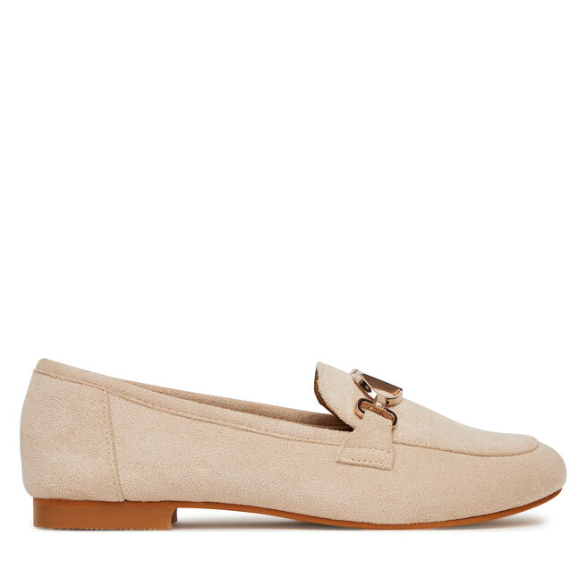Loafersy DeeZee 200-1 Beżowy - kobiece